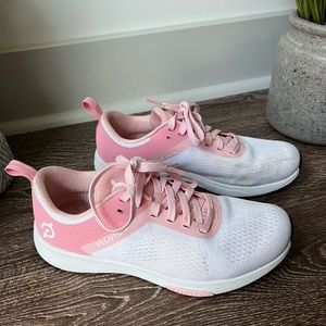 Peloton breast cancer awareness pink sneakers
